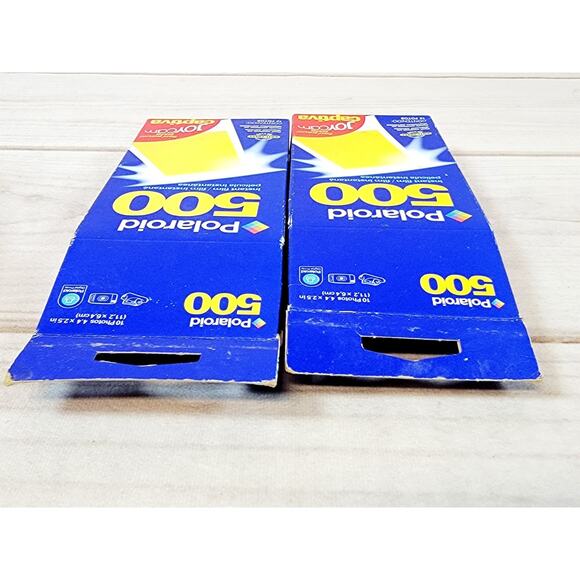 2 - Polaroid 500 Color instant film 10 exposures 4.4 x 2.5 In Box Exp 04/03 - Picture 5 of 7